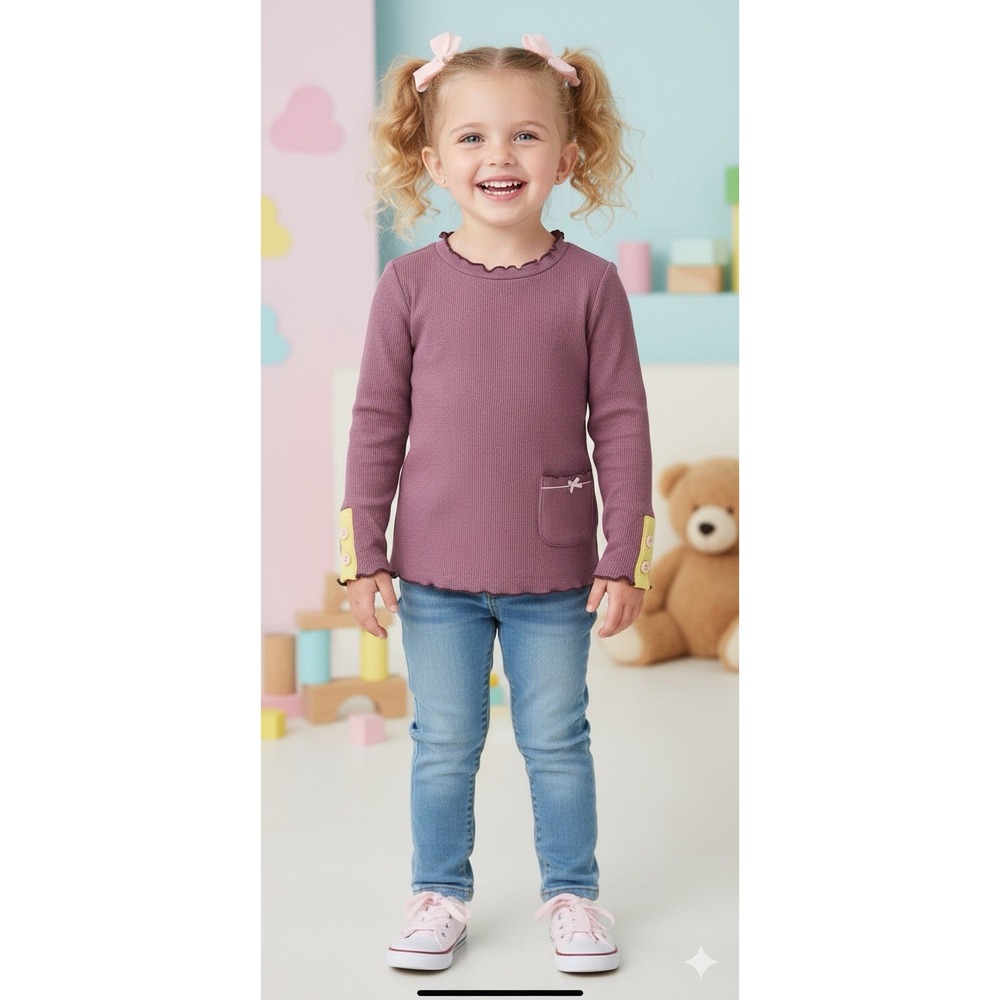 Matilda Jane Enchanted Garden Garden Darling Details Mini-Pocket Tee Size‎ 6